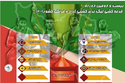 رقابت های لیگ برتر کشتی فرنگی باشگاههای کشور :